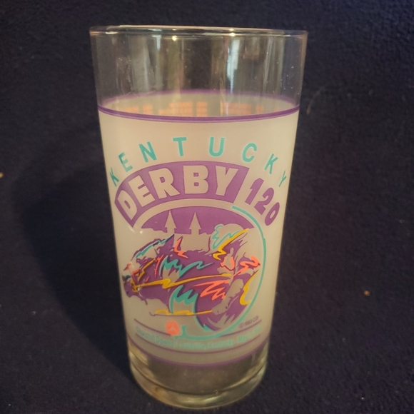 1994-2 Piece Set Of Kentucky Derby Galt House 6.75" Plate And 1994 Derby Glass - Picture 3 of 4